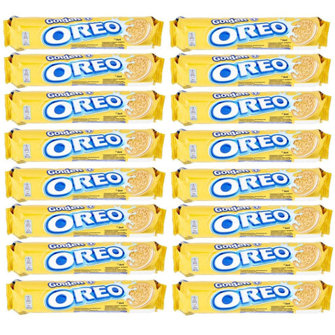 Oreo Golden, Kekse mit Vanillecremefüllung, Ihr Oreo in weißer Version, 154 g Desserts italienisch Original