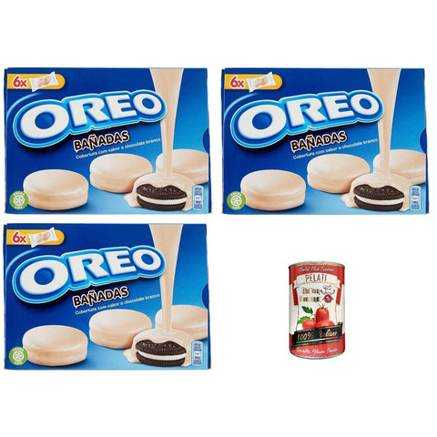 Oreo BANADAS CHOCO WHITE 3x246g Original italienisch Desserts