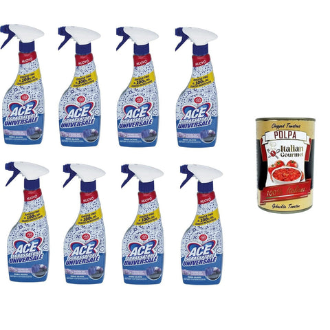ACE Sgrassatore Universale Fiori di Lavanda Zero aloni, senza candeggina Universal Degreaser Lavender Flowers – 8x600ml Original italienisch Haushalt