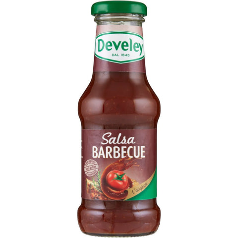 Develey Salsa Barbecue BBQ Soße Glutenfrei würzsauce Tafelsauce Glasflasche 6x 250ml Original italienisch