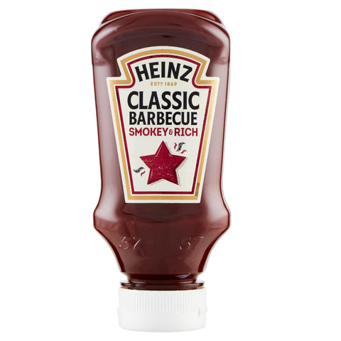Heinz Salsa Classic Barbecue Smoky&Rich BBQ Soße Sauce Top Down ideal zum grillen und zu kartoffeln 1x260g Original italienisch