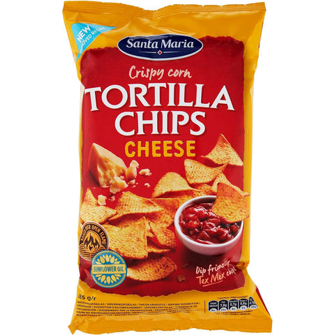 Santa Maria Tortilla Chips Cheese 15x 185gr inkl. Italian Gourmet pelati 400gr Original italienisch
