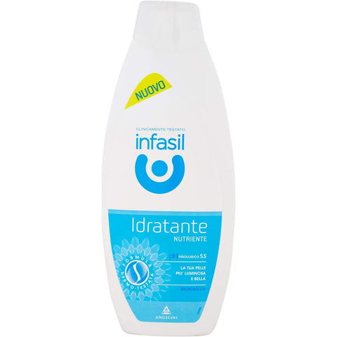 Infasil Idratante Nutriente Nourishing Moisturizing Body Wash, klinisch getestet und sanft zur Haut 6x 500 ml inkl. Italian Gourmet Polpa 400g Original italienisch