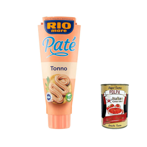 Rio Mare Pate patè Tonno Thunfischcreme Brotaufstrich Streichfähiges 12x100g Original italienisch Gebäck