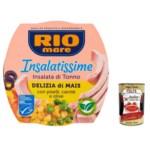 Rio Mare Tonno Insalatissime Delizia Mais e Tonno Mais und Thunfisch 6x160g Original italienisch Feinkost