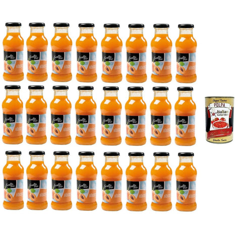 Scelto Più Nettare di Albicocca Aprikosennektar 24 x 200 ml inkl. Italian Gourmet polpa 400g Original italienisch