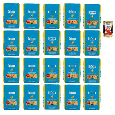 De Cecco Gnocchetti Sardi N°83, 100% Pasta Nudeln 20x 500g inkl. Italian Gourmet Polpa 400g Original italienisch