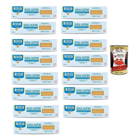 De Cecco Linguine senza Glutine No.7, Glutenfrei, 100% Pasta Nudeln gluten 1 Stk Original italienisch