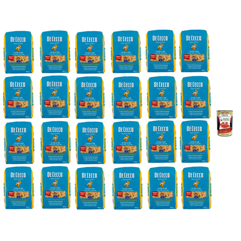 De Cecco Trofie N°188 100% Pasta Nudeln 24x 500g inkl. Italian Gourmet Polpa 400g Original italienisch