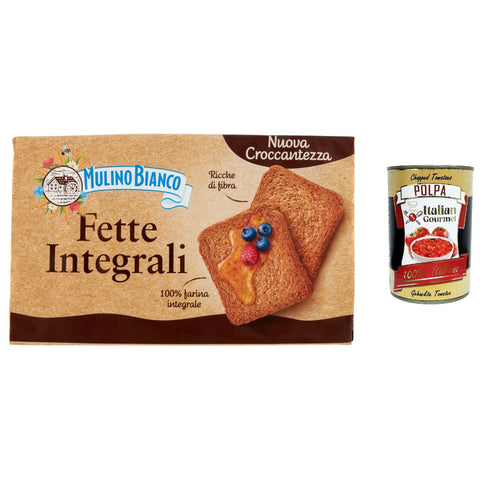 Mulino Bianco Fette biscottate Le Integrali Vollkorn Zwieback Kekse 12x630g Original italienisch