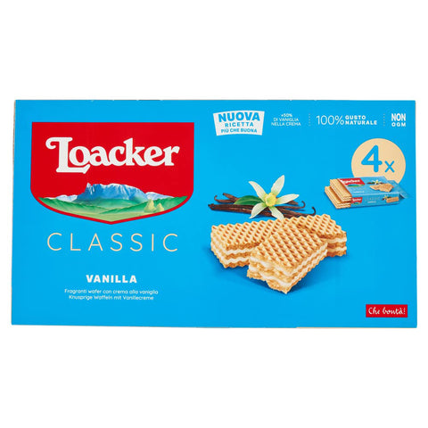 Loacker Classic Würfel reigel vanilla Waffeln kekse cookies kuchen 6x 4x 45g Original italienisch