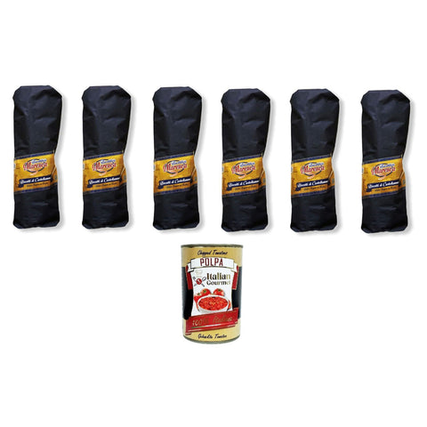 Biscottificio Maresca- Castellammare-Keks 6x 230gr Original italienisch inkl. Italian Gourmet Polpa di Pomodoro 400g