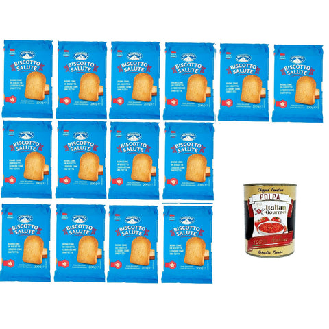 Monviso Biscotto Salute Fette Biscottate Zwieback 14x200g Original italienisch Kekse