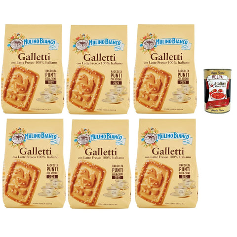 Mulino Bianco Biscotti Galletti Italien kekse biscuits cookies kuchen, Frühstückskekse 6x350g Original italienisch