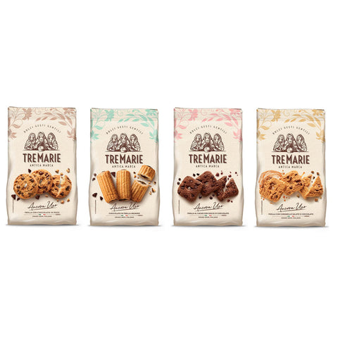 Tre Marie Ancora Uno Biscotti Kekse Biscuits ( 3 x 315g ) ( 1x 360g ) Testpaket Original italienisch