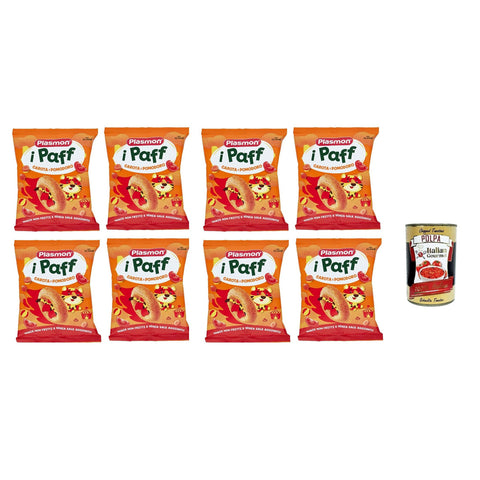 Plasmon snack Pomodoro e Carota 8x 15g inkl. Italian Gourmet polpa 400g Original italienisch
