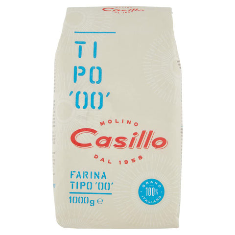 Casillo Farina Italiana Italienisches Mehl Mehl 00 für Brot kuchen Pizza Pasta 1kg 10x Original italienisch inkl. Italian Gourmet Polpa 400g