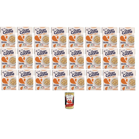 Gran Cucina Crema per Cucinare, Creme auf Pflanzlicher Basis, Sauce zum Kochen Ohne Palmöl, Glutenfrei 24x200g Original italienisch