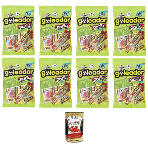 Goleador Party Mix Packung 8x143gr inkl. Italian Gourmet polpa 400g Original italienisch