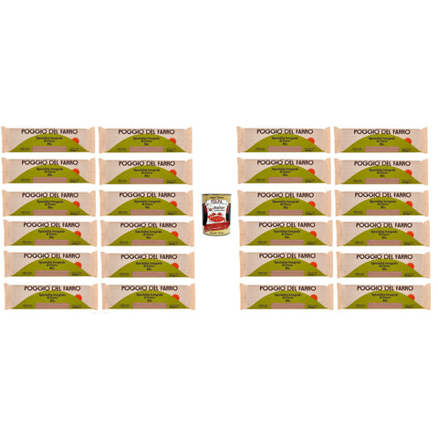 Poggio del Farro Spaghetti Specialità Integrale Di Farro Vollkorn Dinkel Spezialität 24x500g Original italienisch Pasta