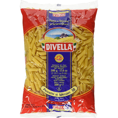 PASTA Divella 100% N°38 Pennette di Mezzani 20x500g Original italienisch Pasta