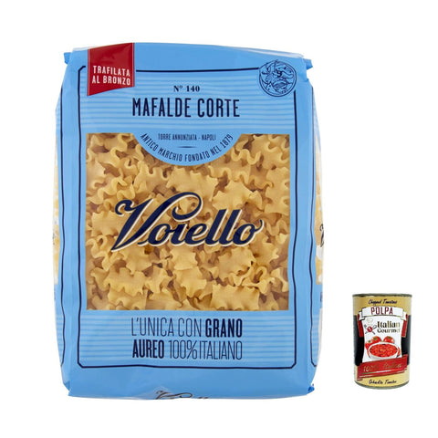 Voiello Pasta Mafalda Corta Nudeln 100 % italienische N140 5x500g Original italienisch