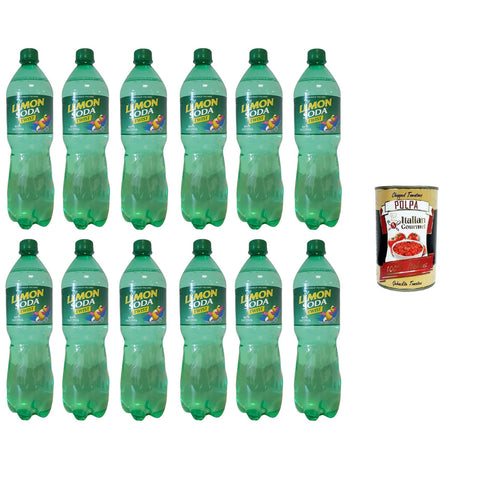 Lemonsoda Twist Gazzosa 12x 100cl inkl. Italian Gourmet Polpa 400g Original italienisch