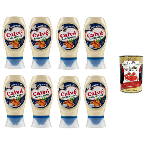 calvè Ranch Maio Buttermilch Sahne Mayonnaise Sauce 8x240g Original italienisch