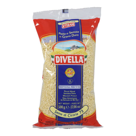 Divella Semi di Cicoria N. 73 Hartweizengrieß Pasta Italienische Nudeln Packung 10x500g Original italienisch