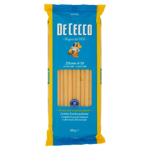 De Cecco Pasta 100% Italienisch Zitone N°19 Nudeln 500g 10x Original italienisch inkl. Italian Gourmet Polpa 400g
