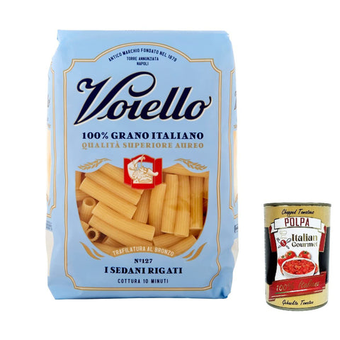 Voiello Pasta Sedani Rigati Nudeln 100 % italienische N 127 20x500g Original italienisch