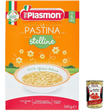 Plasmon Pastina Stelline da 6 mesi 3x340g Original italienisch Pasta