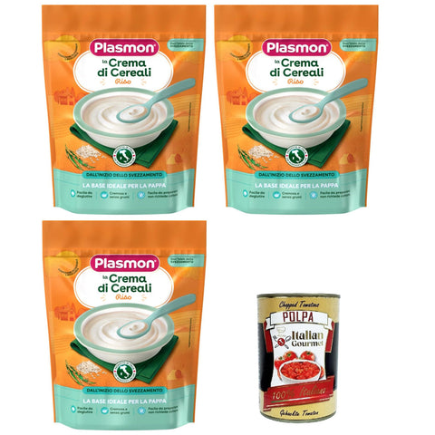 Plasmon Crema di Riso 3x200g Original italienisch Reis