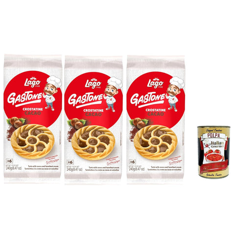 Lago 1968, Le Merende di Gastone Crostatine al cioccolato 3x240g Original italienisch Gebäck