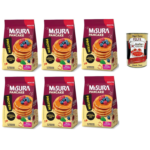 Misura Protein Pancake, Proteinreiche Pfannkuchen 6x200g Original italienisch Gebäck