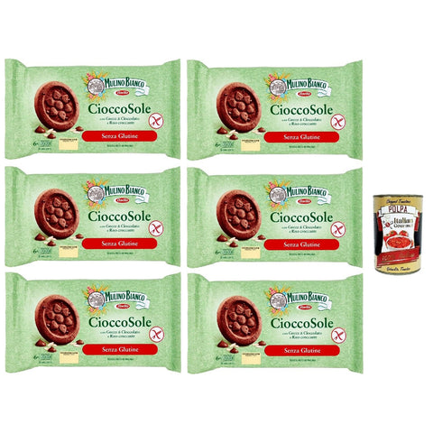 Mulino Bianco Biscotti Cioccosole, kekse mit Reis und Schokoladenchips 1 Stk Original italienisch