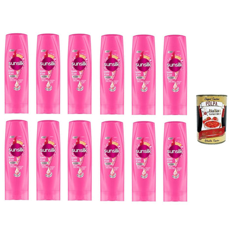 Sunsilk Balsamo Scintille Di Luce Balm Sparkles of Light 12x 200ml inkl. Italian Gourmet polpa 400g Original italienisch
