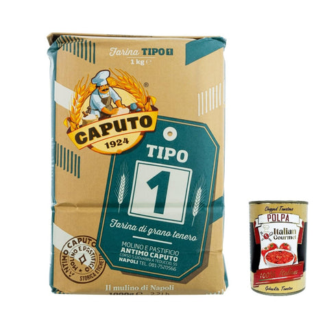 Caputo Farina Molino tipo 1 Pizza Napoli Pizzamehl Pizza Mehl 4x1kg Original italienisch Zutat