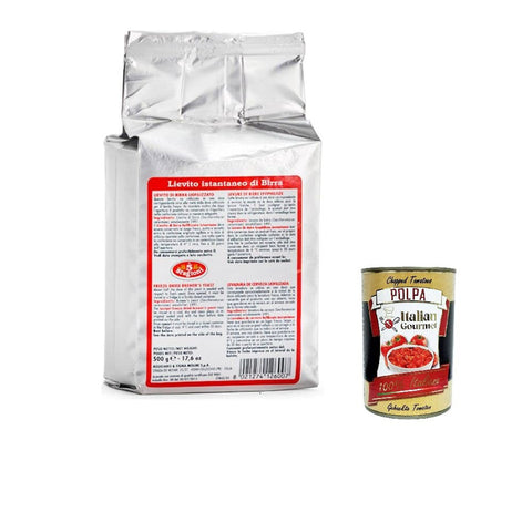 Lievito Secco 5 Stagioni 100% Trockenhefe für die Bäckerei Hohe Aktivität pizza 6x500g Original italienisch Zutat