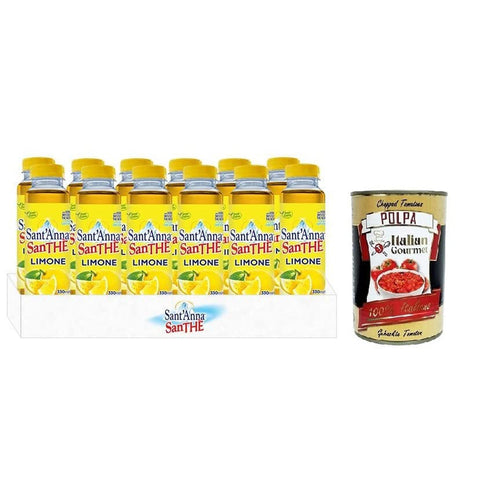 Sant'Anna Santhè al Limone, Eistee mit Zitrone 12x330ml Original italienisch Getränk
