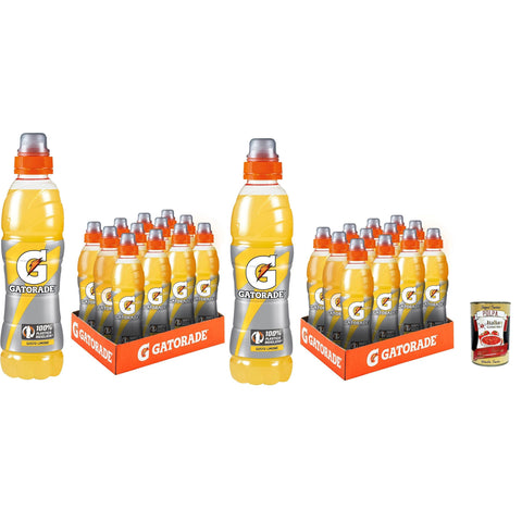 Sport Drink Limone Nicht mit Kohlenstoff gekodeltes Sportgetränk Zitronengeschmack hilft der Wiedereingliederung verlorener Mineralsalze 24x500 ml italienisch