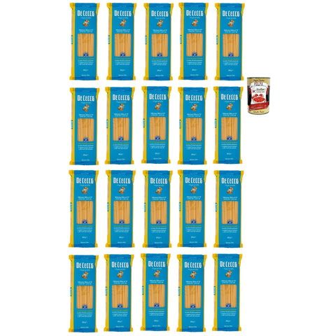 De Cecco Mezza Zita N°17 100% Italienisch pasta Nudeln 20x500 g italienisch Original + kostenlos Polpa 400 g