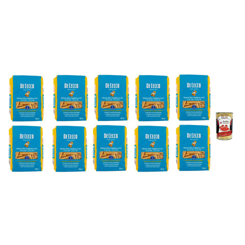 DE CECCO Mezza Zita Tagliata N°117 100% Pasta Nudeln 10x500g Original italienisch