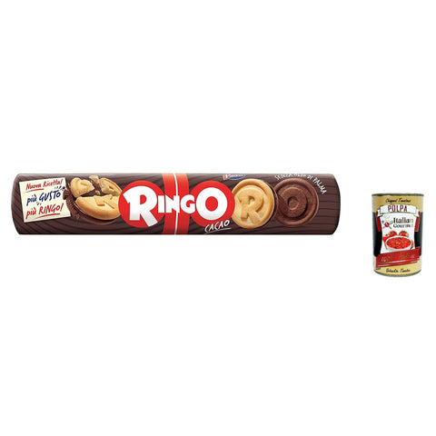 Pavesi Ringo biscuits with cocoa 165 g cookies Italian biscuits snack cocoa Kekse italienisch Original