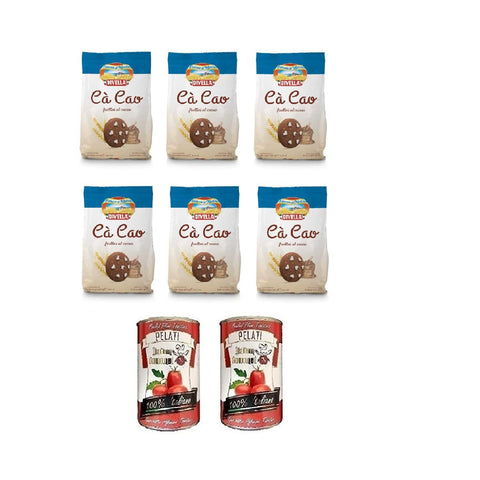 Divella Kekse Cà Cao Italien biscuits kakao cocoa cookies kuchen brioche 6x400g Original italienisch