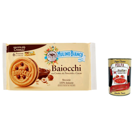 Mulino Bianco Baiocchi Schokolade Biscuits Reigel Kekse Kuchen mit Schokolade 336 g Snack cookies italienisch Original