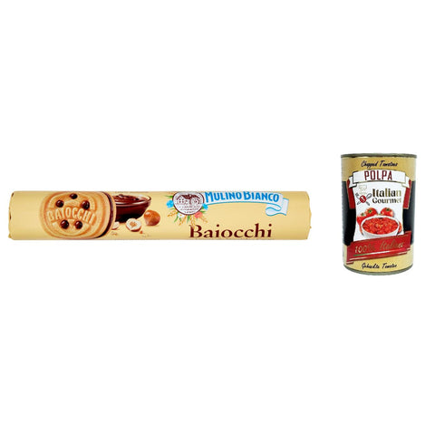 Mulino Bianco Baiocchi tube schoko reigel Kekse mit Schokolade 168 gr snack italienisch Original