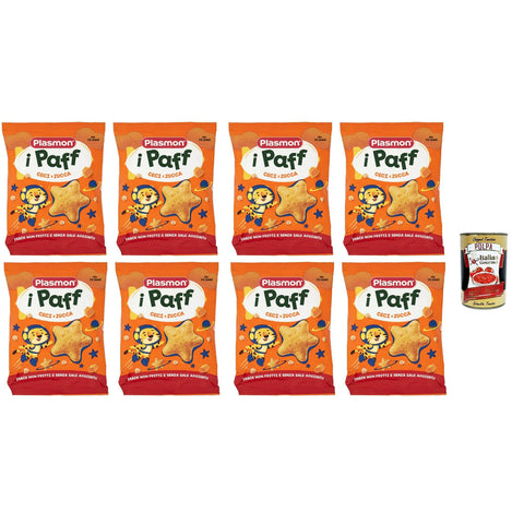 Plasmon snack Ceci e Zucca 8x15g Original italienisch Kekse