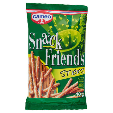 Cameo Snack Friends Sticks,Elsässer Sticks im 40 g Beutel Knabberartikel italienisch Original