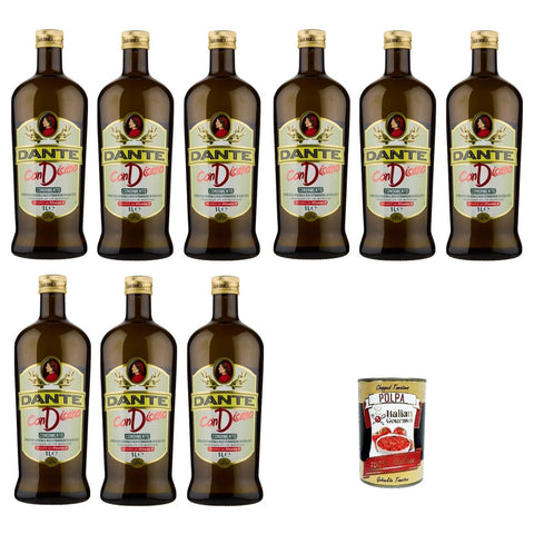 Dante conDisano Gewürz auf Basis von Pflanzenölen und nativem Olivenöl extra 9x Original italienisch Feinkost